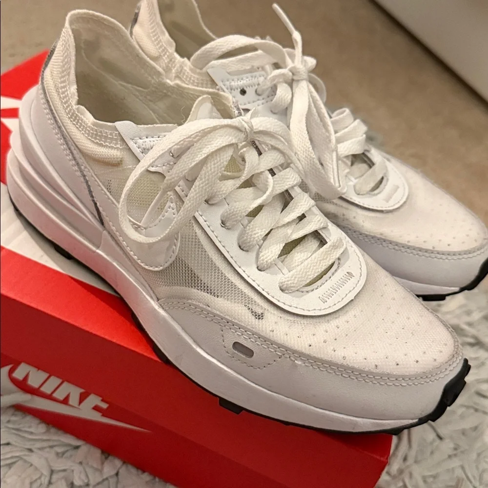 Nike Women’s White Waffle Ones